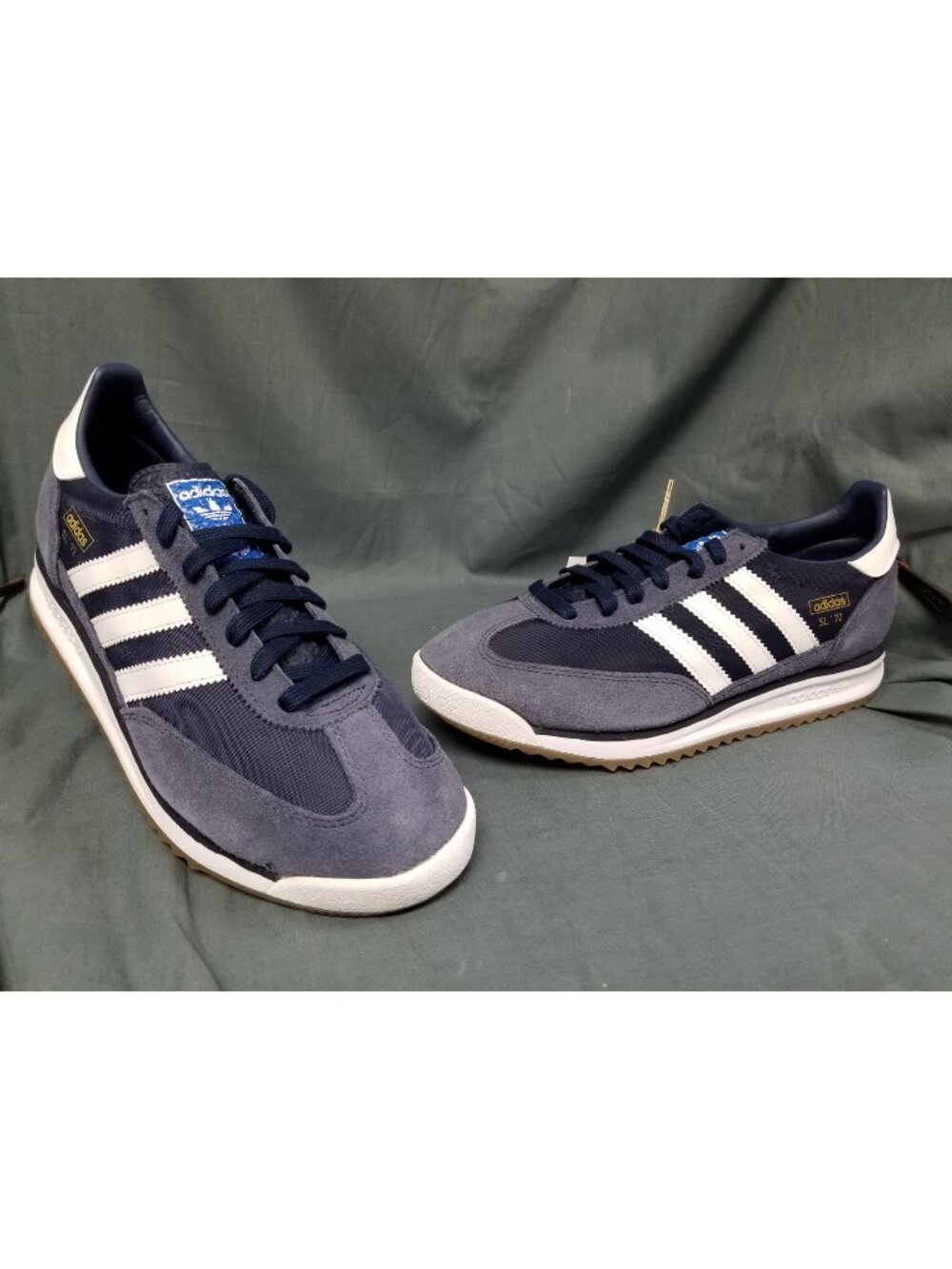 Adidas SL 72 RS Night Indigo Cloud White Shadow Navy Men's Size 8.5 NEW NO BOX!